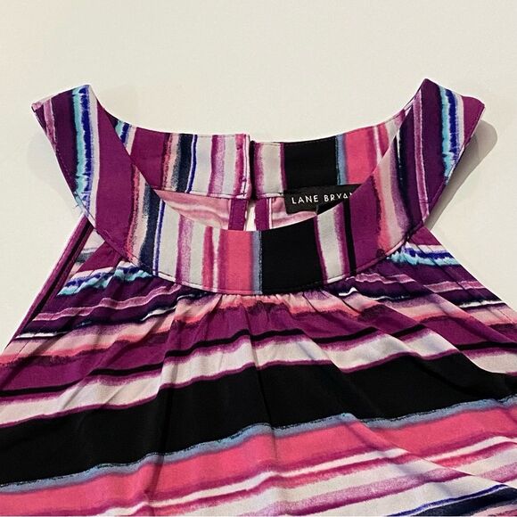 Women's Lane Bryant Horizon Stripes Halter Top/Tunic Size 18-20 - Picture 5 of 14